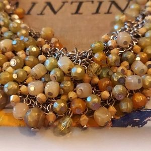 Beautiful Beaded Necklace & Earring Set!